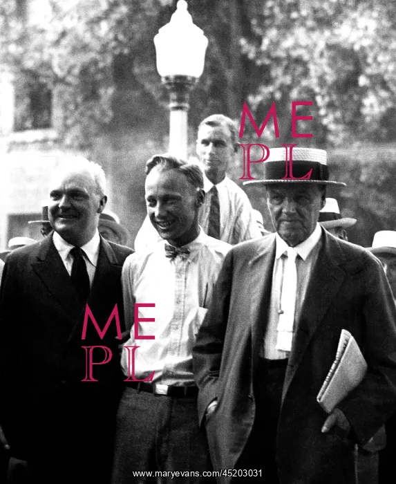 : John T. Scopes (c) in 1925 at his famous ? : John T. Scopes (c) in 1925 at his famous ?