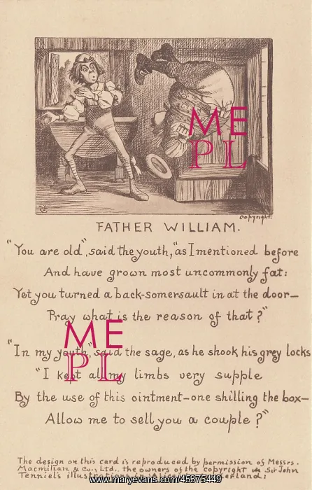 : John Tenniel, Father William : John Tenniel, Father William