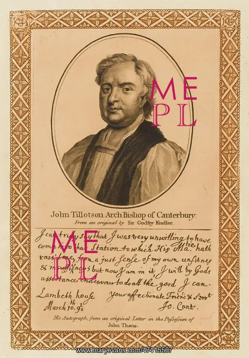 : JOHN TILLOTSON : JOHN TILLOTSON