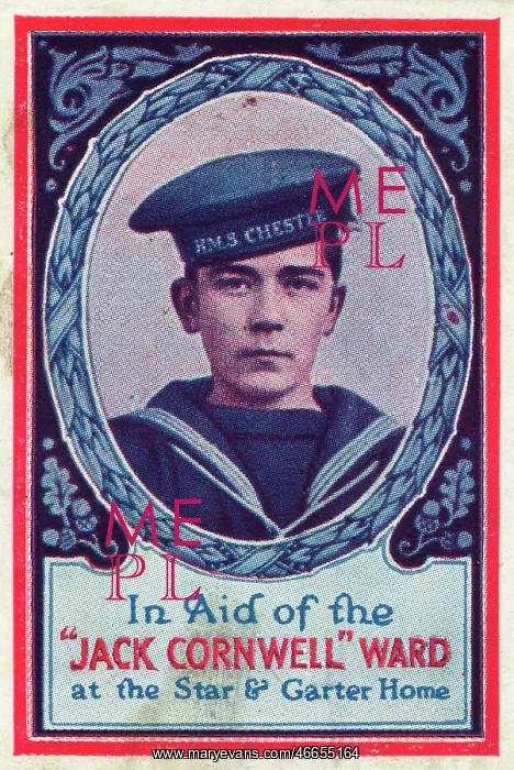 : John Travers Cornwell charity stamp : John Travers Cornwell charity stamp