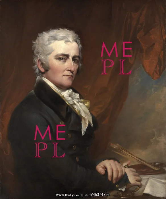 : John Trumbull, in self-portrait painted in : John Trumbull, in self-portrait painted in