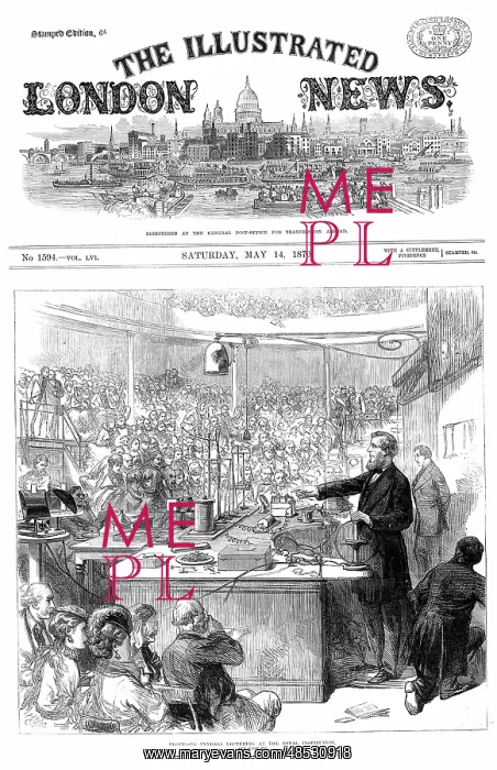 : John Tyndall (1820-93) Irish born physicist, lecturing : John Tyndall (1820-93) Irish born physicist, lecturing