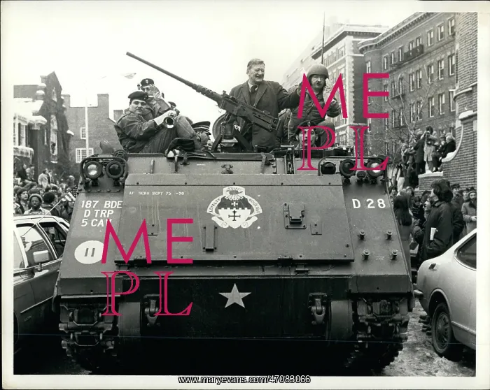 : John Wayne at debate, Harvard, Cambridge, Mass, USA : John Wayne at debate, Harvard, Cambridge, Mass, USA
