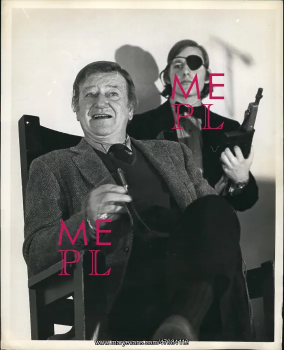 : John Wayne at debate, Harvard, Cambridge, Mass, USA : John Wayne at debate, Harvard, Cambridge, Mass, USA