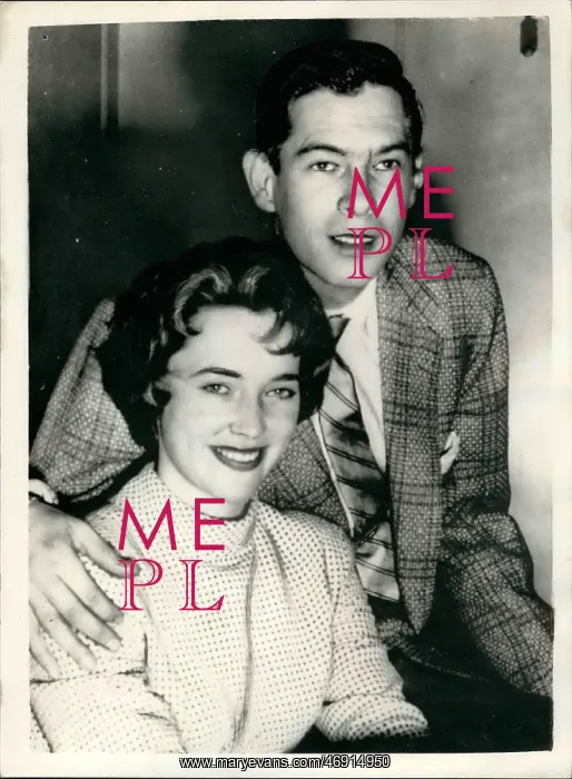 : Johnnie Ray and Sylvia Drew, singers, engaged : Johnnie Ray and Sylvia Drew, singers, engaged