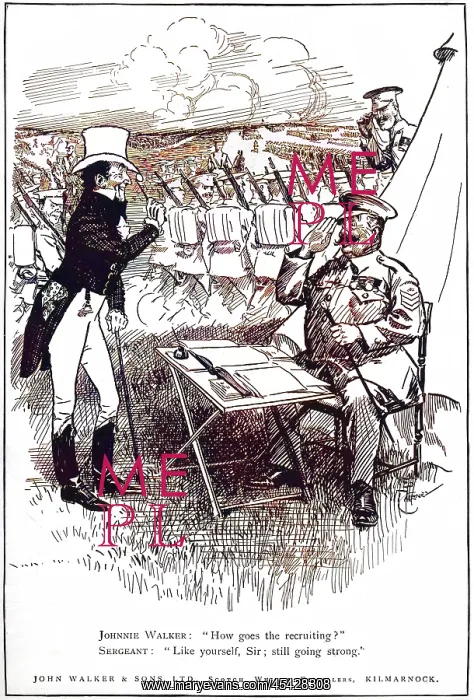 : Johnnie Walker advertisement, WW1 : Johnnie Walker advertisement, WW1