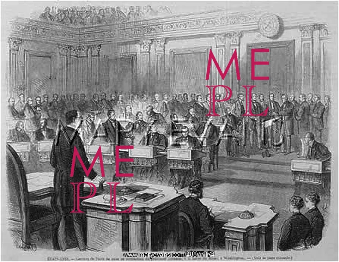 : JOHNSON IMPEACHED 1868 : JOHNSON IMPEACHED 1868