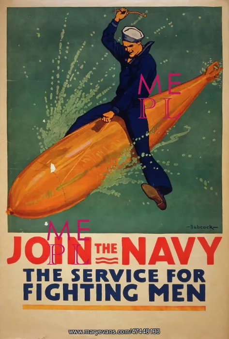 : Join the Navy, the service for fighting men : Join the Navy, the service for fighting men