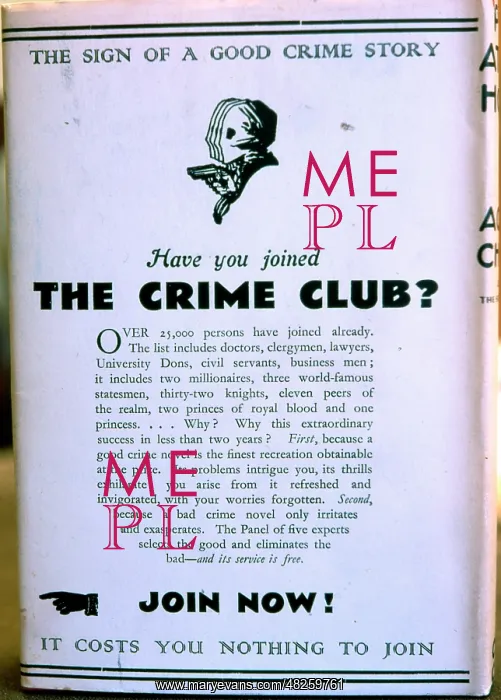  : Have You Joined the Crime Club