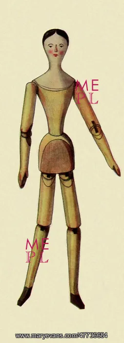 : Jointed Wooden Doll : Jointed Wooden Doll