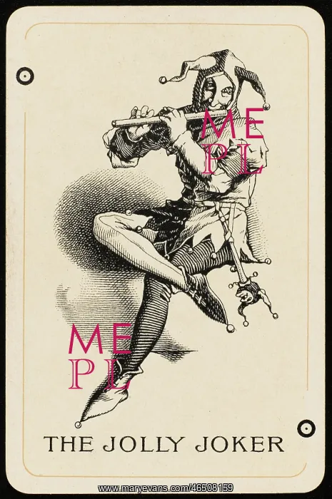 : The Joker - Playing Card : The Joker - Playing Card