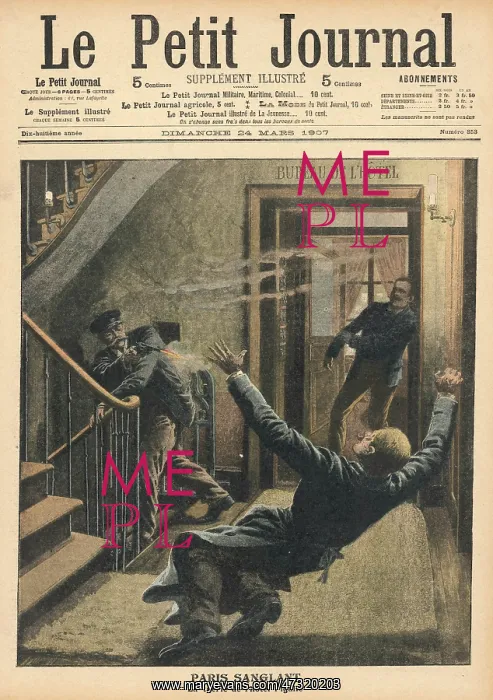 : JOLIBOIS / MURDERER / 1907 : JOLIBOIS / MURDERER / 1907