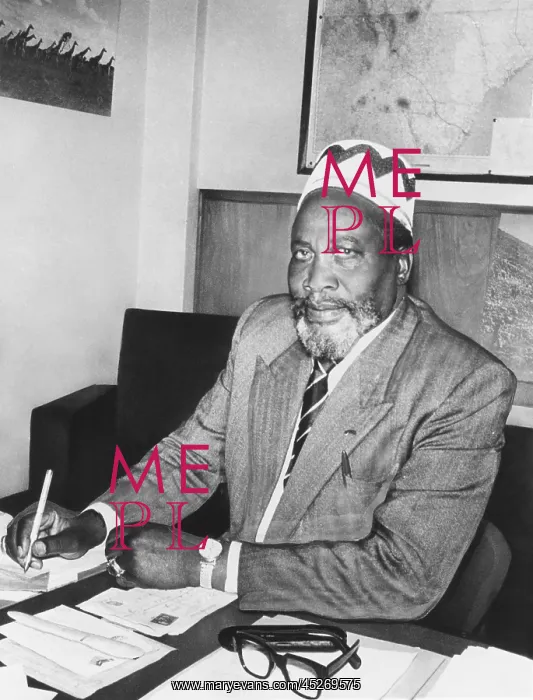 : Jomo Kenyatta, shortly before Kenya was granted : Jomo Kenyatta, shortly before Kenya was granted