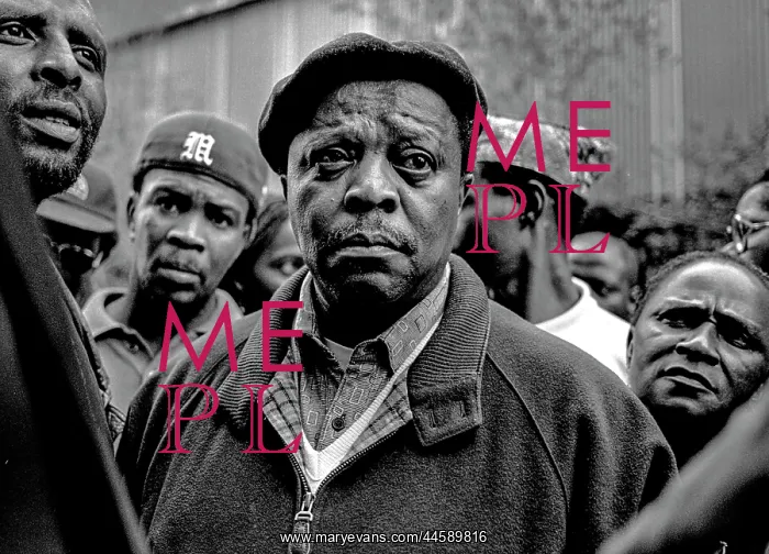 : Jonas Gwangwa during the SAMRO march : Jonas Gwangwa during the SAMRO march