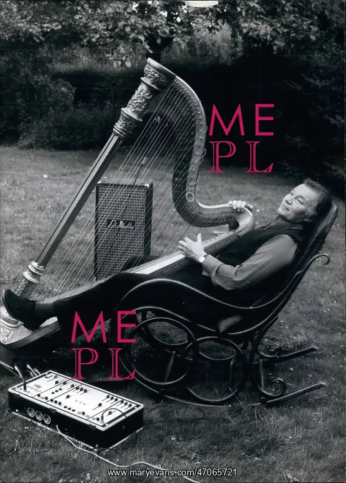 : Jonny Teupen, German harpist and composer : Jonny Teupen, German harpist and composer