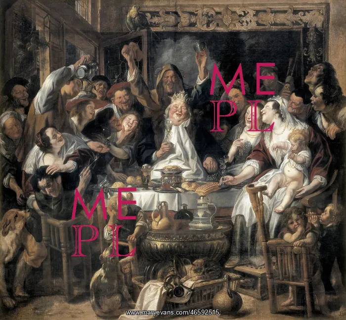 : JORDAENS, Jacob (1593-1678). The King Drinks : JORDAENS, Jacob (1593-1678). The King Drinks