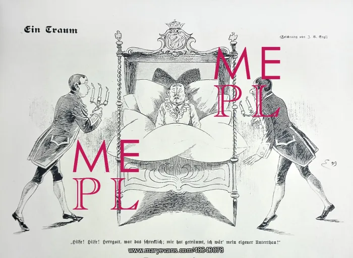 : Josef Benedikt Engl Ein Traum - A Dream, 1899 : Josef Benedikt Engl Ein Traum - A Dream, 1899