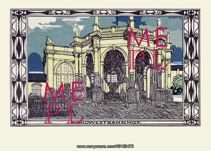 : Josef Diveky. Vienna. North West Train : Josef Diveky. Vienna. North West Train