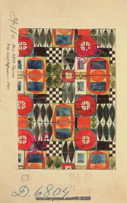 : Josef Hoffmann. Fabric and carpet pattern design : Josef Hoffmann. Fabric and carpet pattern design