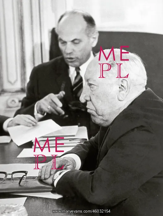 : Josef Krainer sen. and Hermann Withalm : Josef Krainer sen. and Hermann Withalm