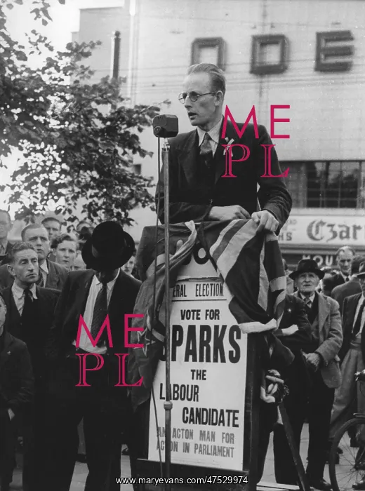 : Joseph Alfred Sparks campaigning : Joseph Alfred Sparks campaigning