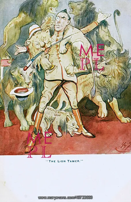 : Joseph Chamberlain as a Lion Tamer : Joseph Chamberlain as a Lion Tamer