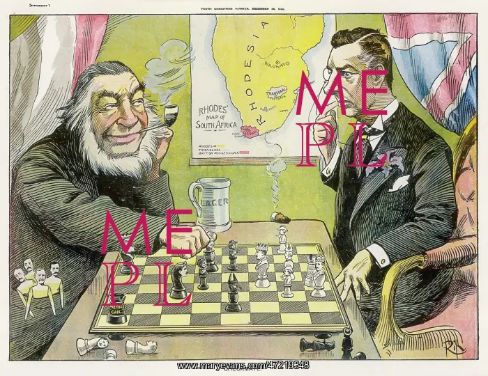 : Joseph Chamberlain and Paul Kruger 1896 : Joseph Chamberlain and Paul Kruger 1896