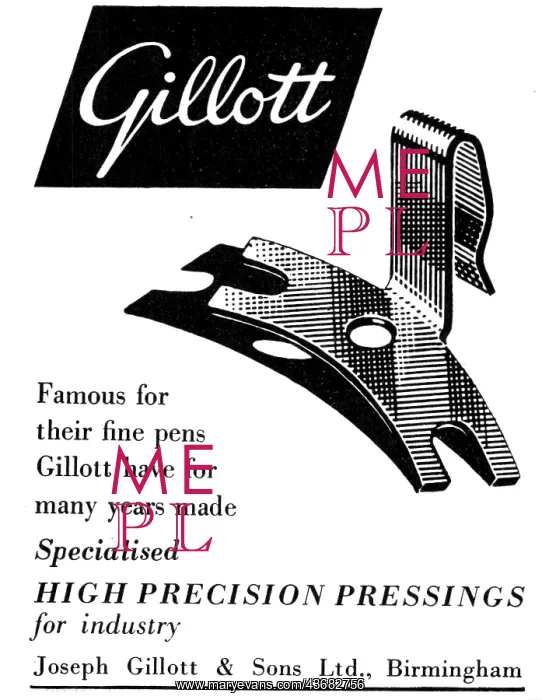 : Joseph Gillott High Precision Pressings : Joseph Gillott High Precision Pressings