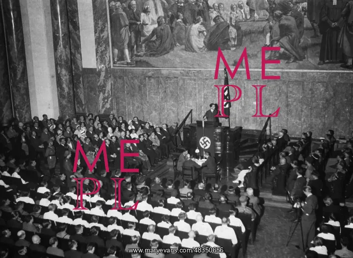 : Joseph Goebbels at the Berlin University, 1933 : Joseph Goebbels at the Berlin University, 1933