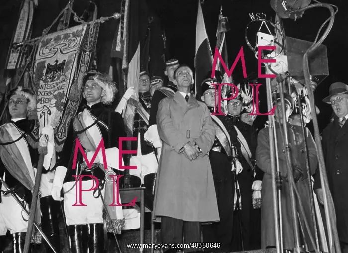 : Joseph Goebbels at the Bismarck-Warte, 1933 : Joseph Goebbels at the Bismarck-Warte, 1933