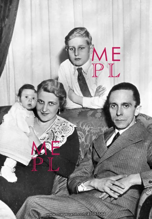 : Joseph Goebbels with His Family : Joseph Goebbels with His Family
