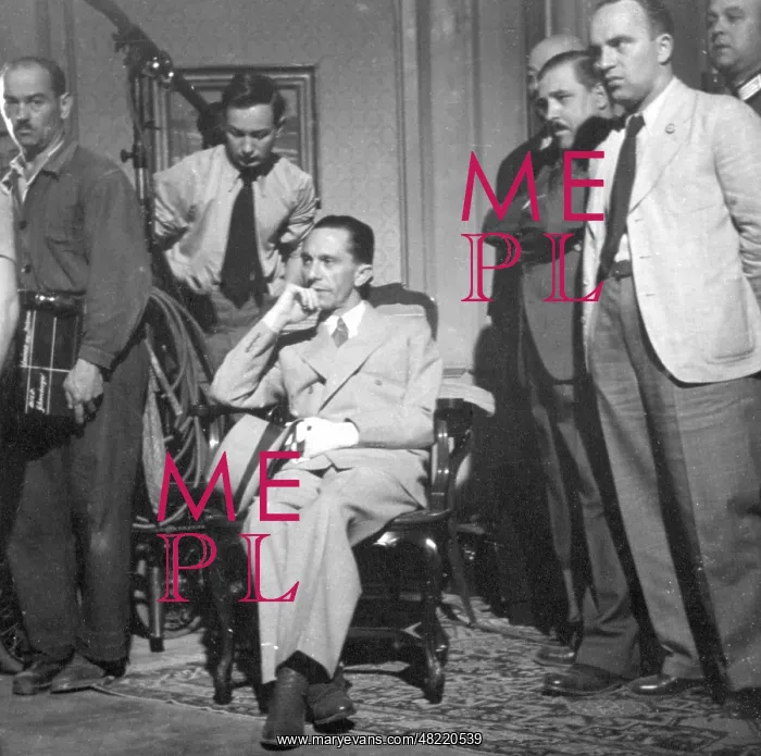  : Joseph Goebbels at film shoot