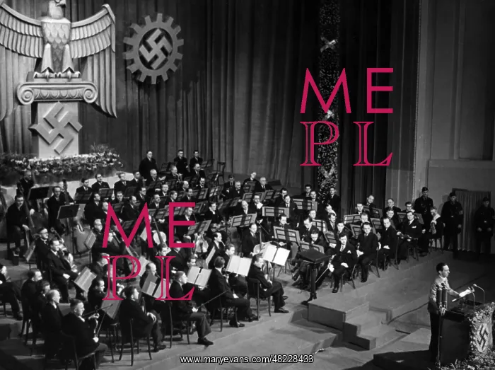 : Joseph Goebbels at the joint session of the Reich Chambe : Joseph Goebbels at the joint session of the Reich Chambe