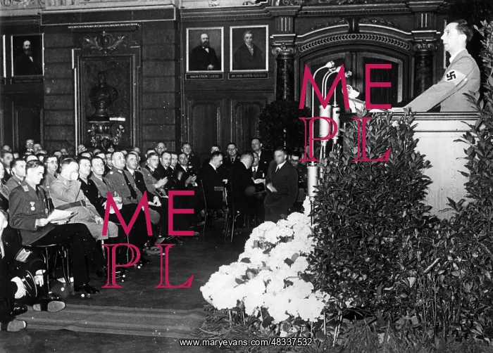 : Joseph Goebbels at the Leipzig Booksellers Conference, 1936 : Joseph Goebbels at the Leipzig Booksellers Conference, 1936