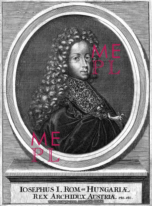 : Joseph I, 26.7.1678 - 17.4.1711, Holy Roman Emperor : Joseph I, 26.7.1678 - 17.4.1711, Holy Roman Emperor