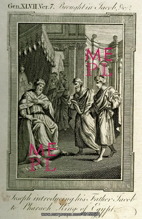 : Joseph introducing Jacob to Pharaoh : Joseph introducing Jacob to Pharaoh