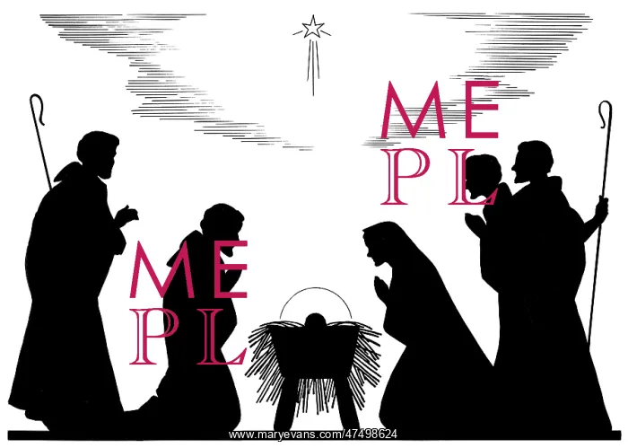 : Joseph, Mary and shepherds by the Holy Crib : Joseph, Mary and shepherds by the Holy Crib