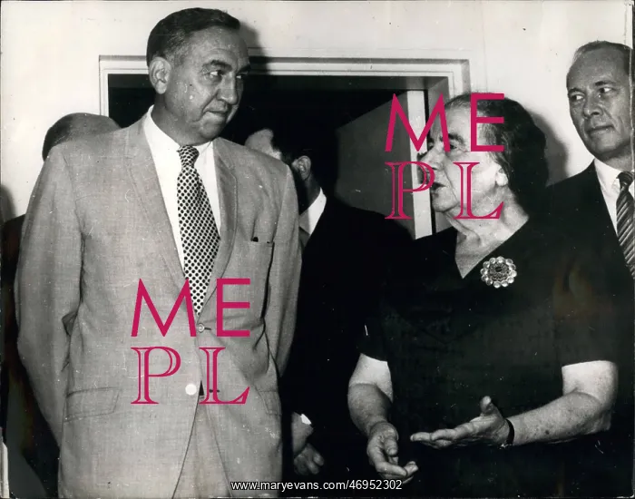 : Joseph Sisco and Golda Meir : Joseph Sisco and Golda Meir