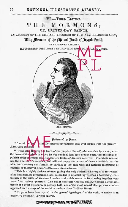 : Joseph Smith, founder of Mormonism : Joseph Smith, founder of Mormonism