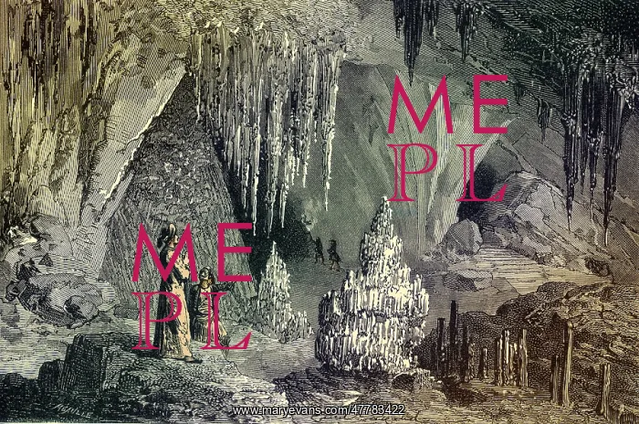 : Joseph de Tournefort Exploring a Cave : Joseph de Tournefort Exploring a Cave