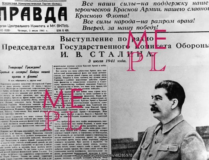 : Joseph V. Stalin, 1941 : Joseph V. Stalin, 1941