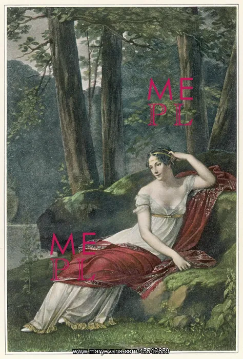  : Josephine. JOSEPHINE, empress of France, in the park at Malmaison
