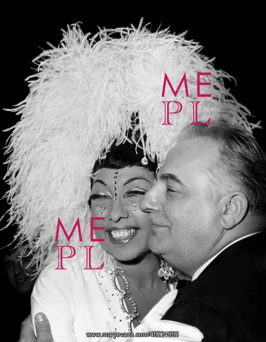 : Josephine Baker and Bruno Coquatrix, director ? : Josephine Baker and Bruno Coquatrix, director ?