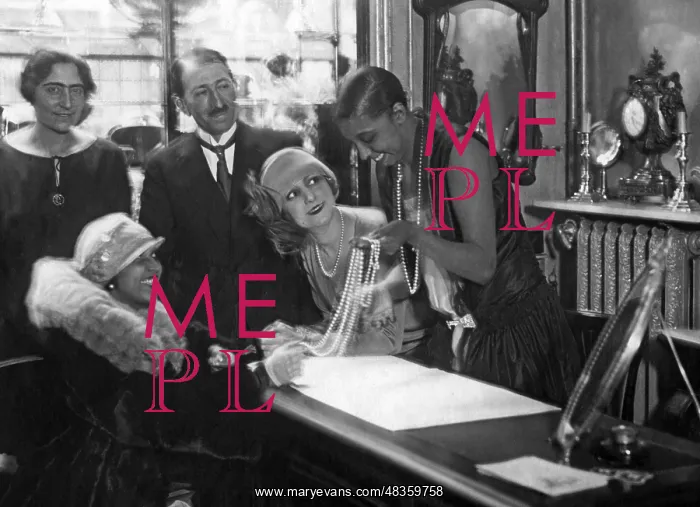 : Josephine Baker in a film, 1926 : Josephine Baker in a film, 1926
