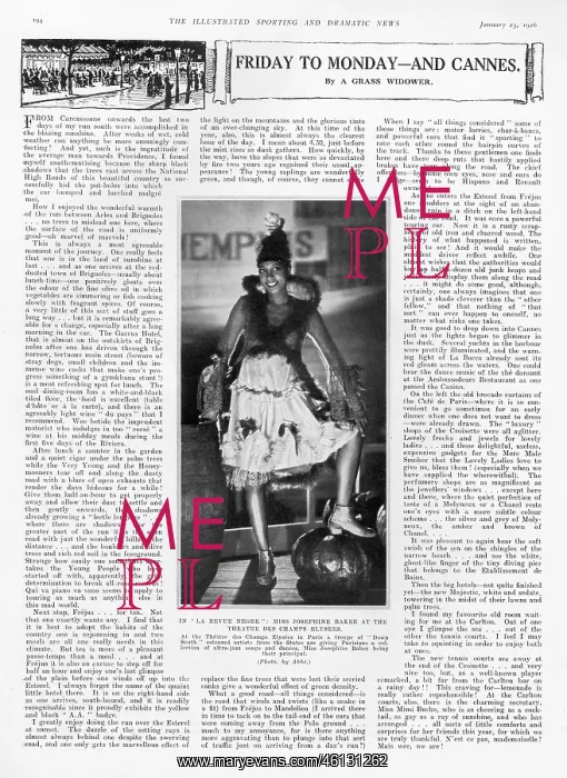 : Josephine Baker in the Revue Nugre : Josephine Baker in the Revue Nugre