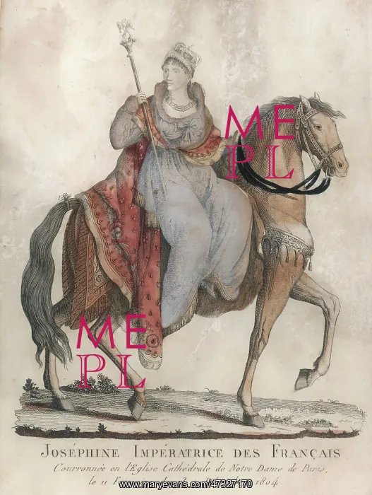 : JOSEPHINE ON A HORSE : JOSEPHINE ON A HORSE
