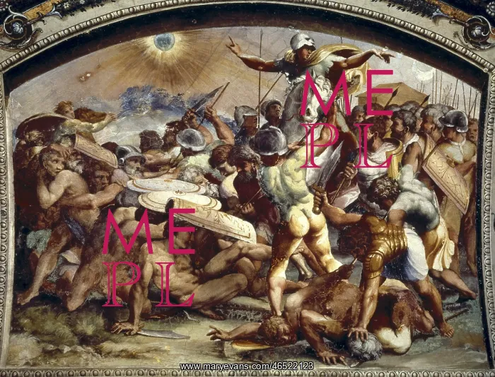 : Joshua Stopping the Sun, by Raphael : Joshua Stopping the Sun, by Raphael