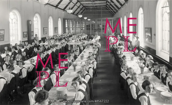 : Josiah Mason Orphanage, Birmingham - Dining Hall : Josiah Mason Orphanage, Birmingham - Dining Hall