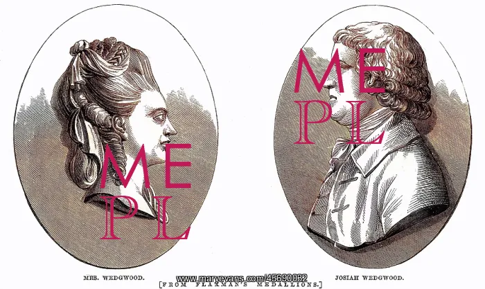 : JOSIAH WEDGWOOD & MRS : JOSIAH WEDGWOOD & MRS