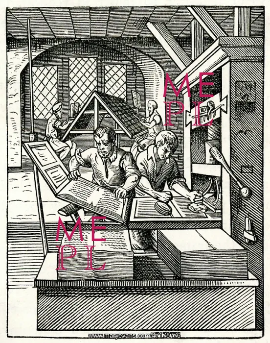  : JOST AMMAN / BOOK PRINTING